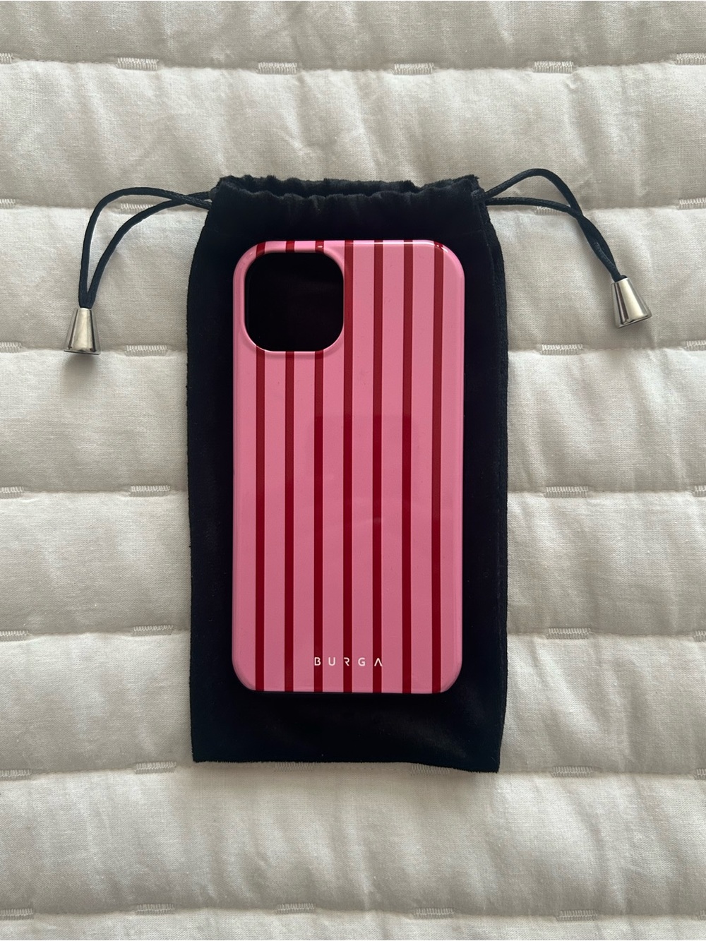 Burga Pink Stripe iPhone 13/14 Case
